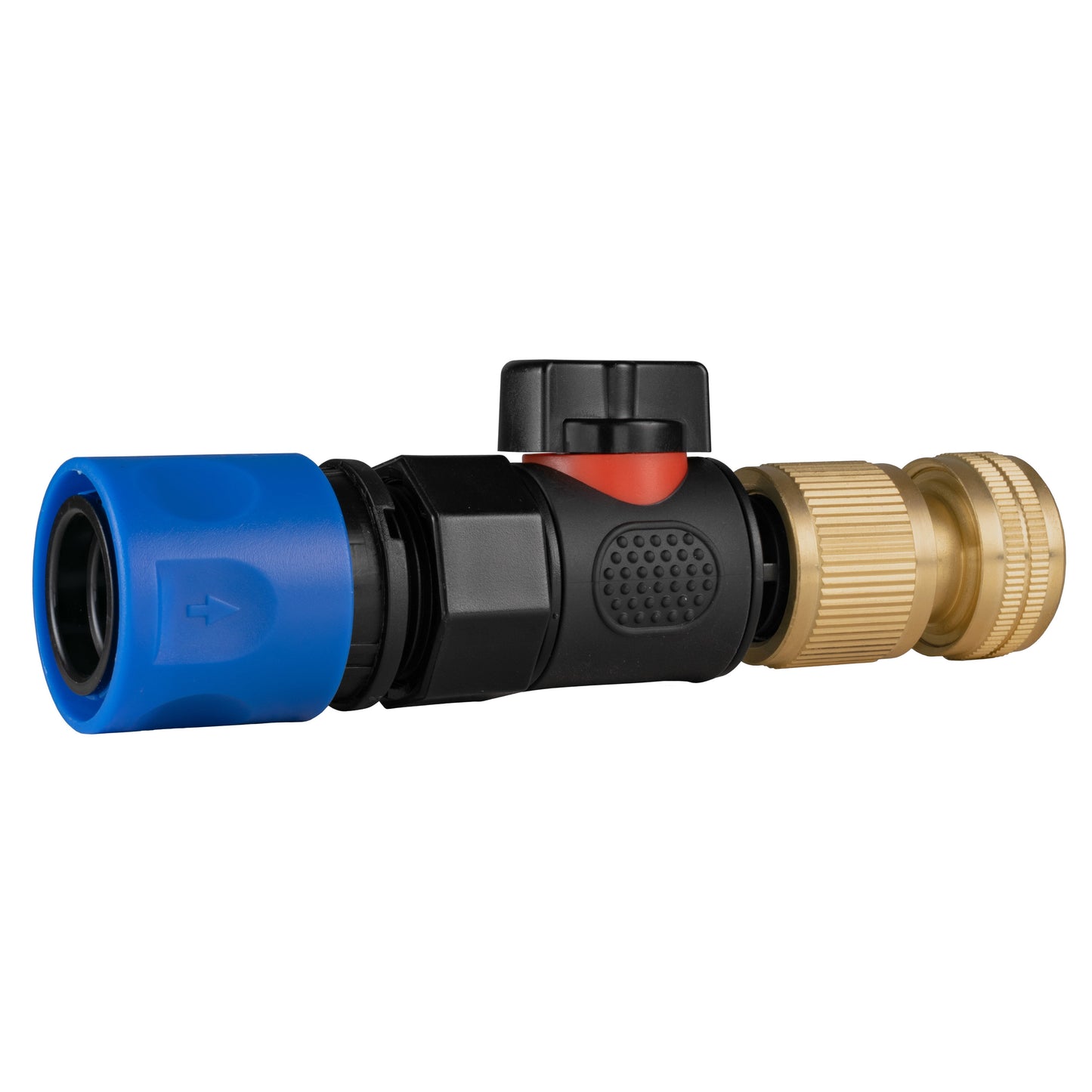 Hose Connector Blue with BSPF- Quick Connect Valve and Hose Connector Brass