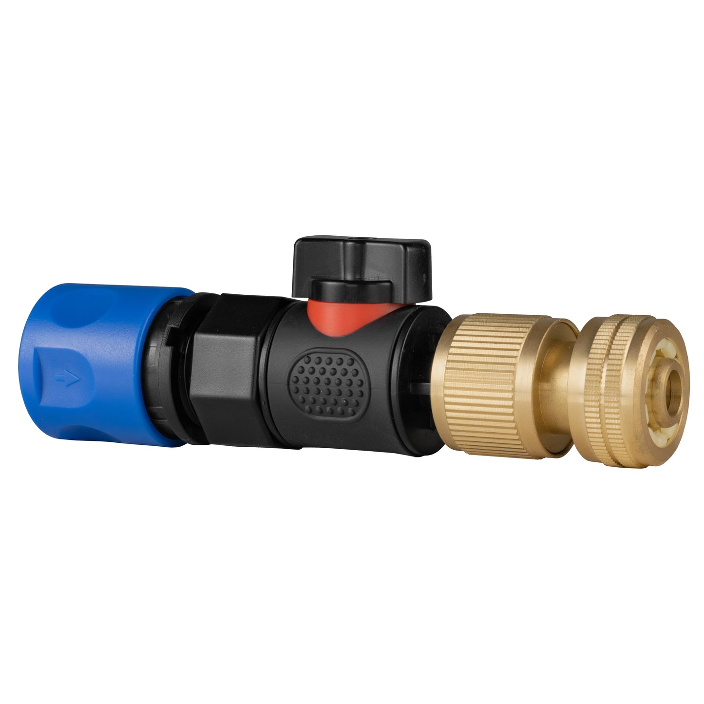 Hose Connector Blue with BSPF- Quick Connect Valve and Hose Connector Brass