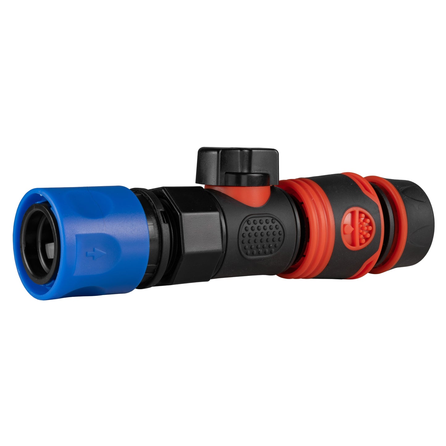 Hose Connector Blue with BSPF- Quick Connect Valve and Hose Connector Black Soft
