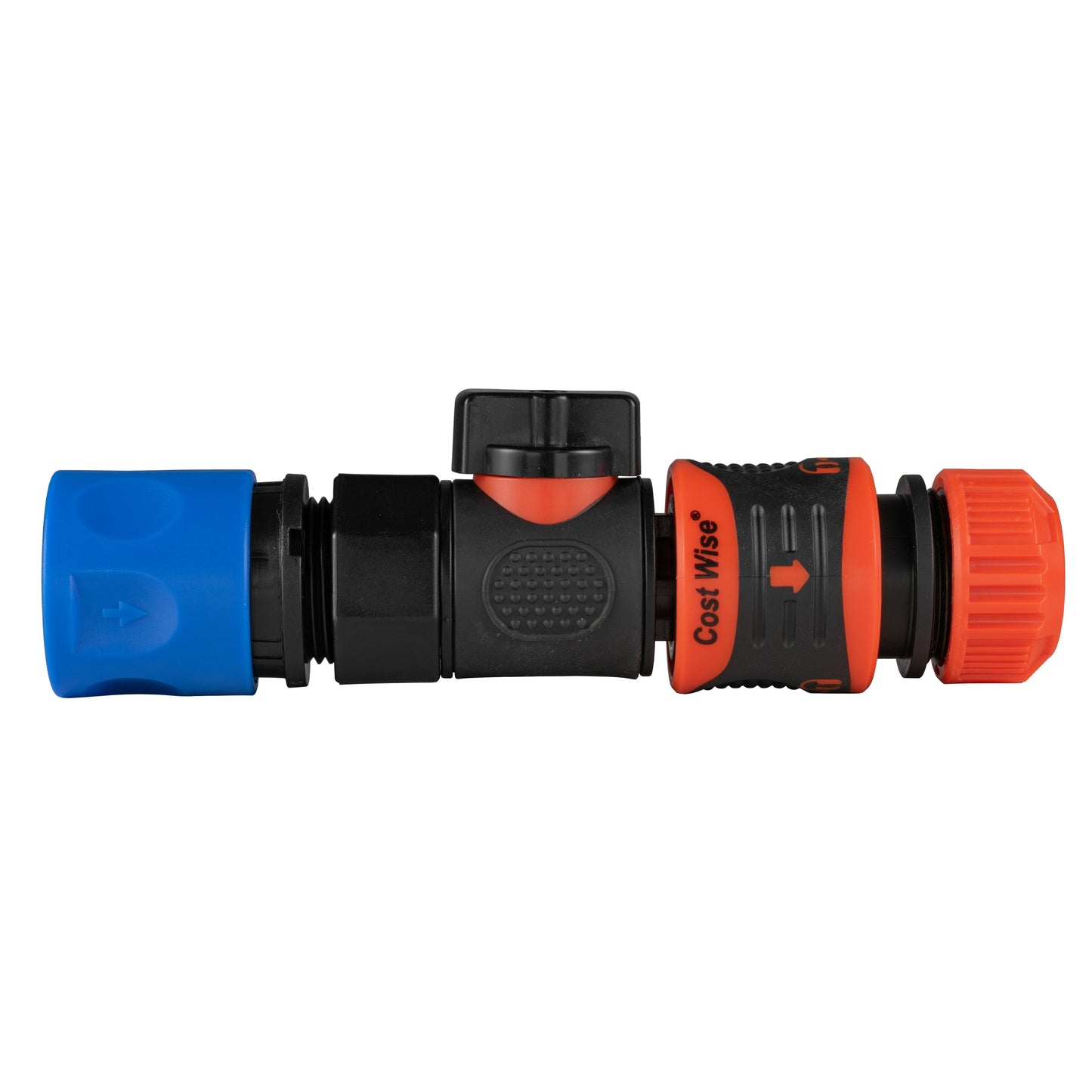 Hose Connector Blue with BSPF- Quick Connect Valve and Hose Connector Lock