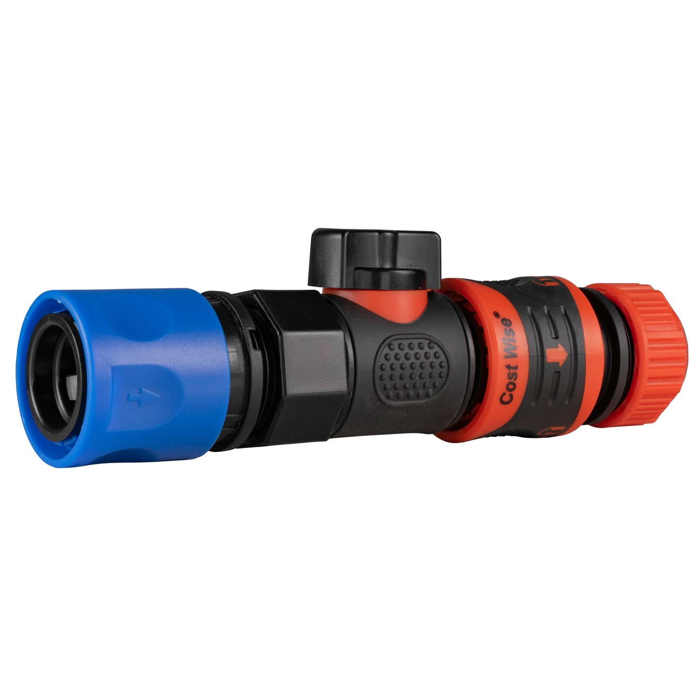Hose Connector Blue with BSPF- Quick Connect Valve and Hose Connector Lock