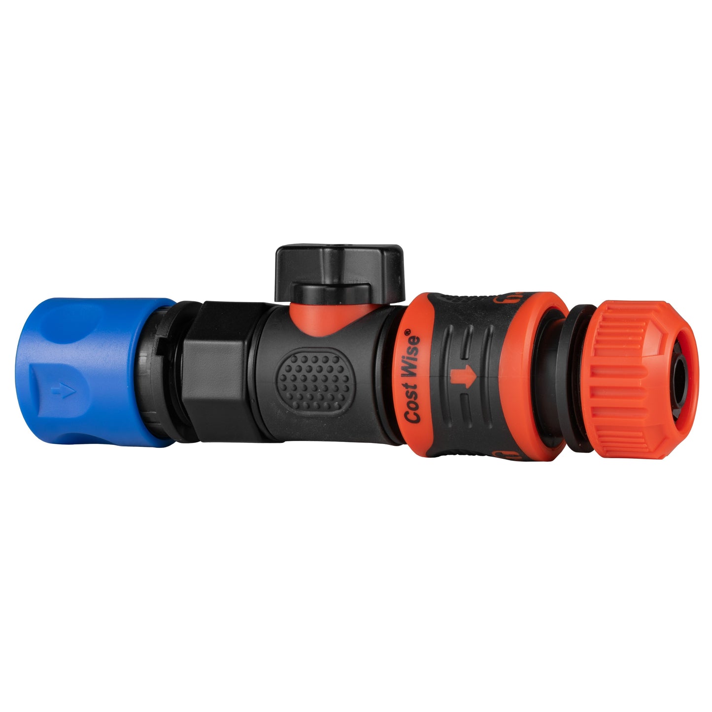 Hose Connector Blue with BSPF- Quick Connect Valve and Hose Connector Lock