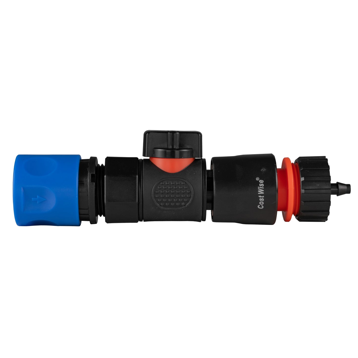 Hose Connector Blue with BSPF- Quick Connect Valve and Hose Connector 4mm Barb