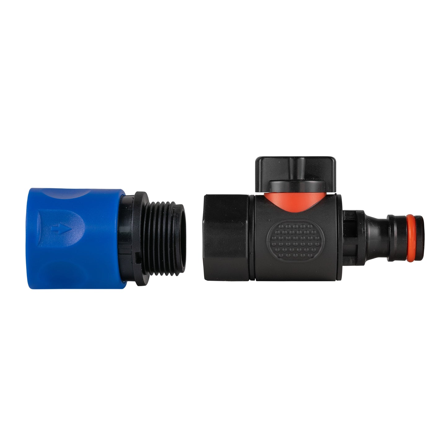 Hose Connector Blue with BSPF Thread- Quick Connect Male Valve Hose Pipe Fitting