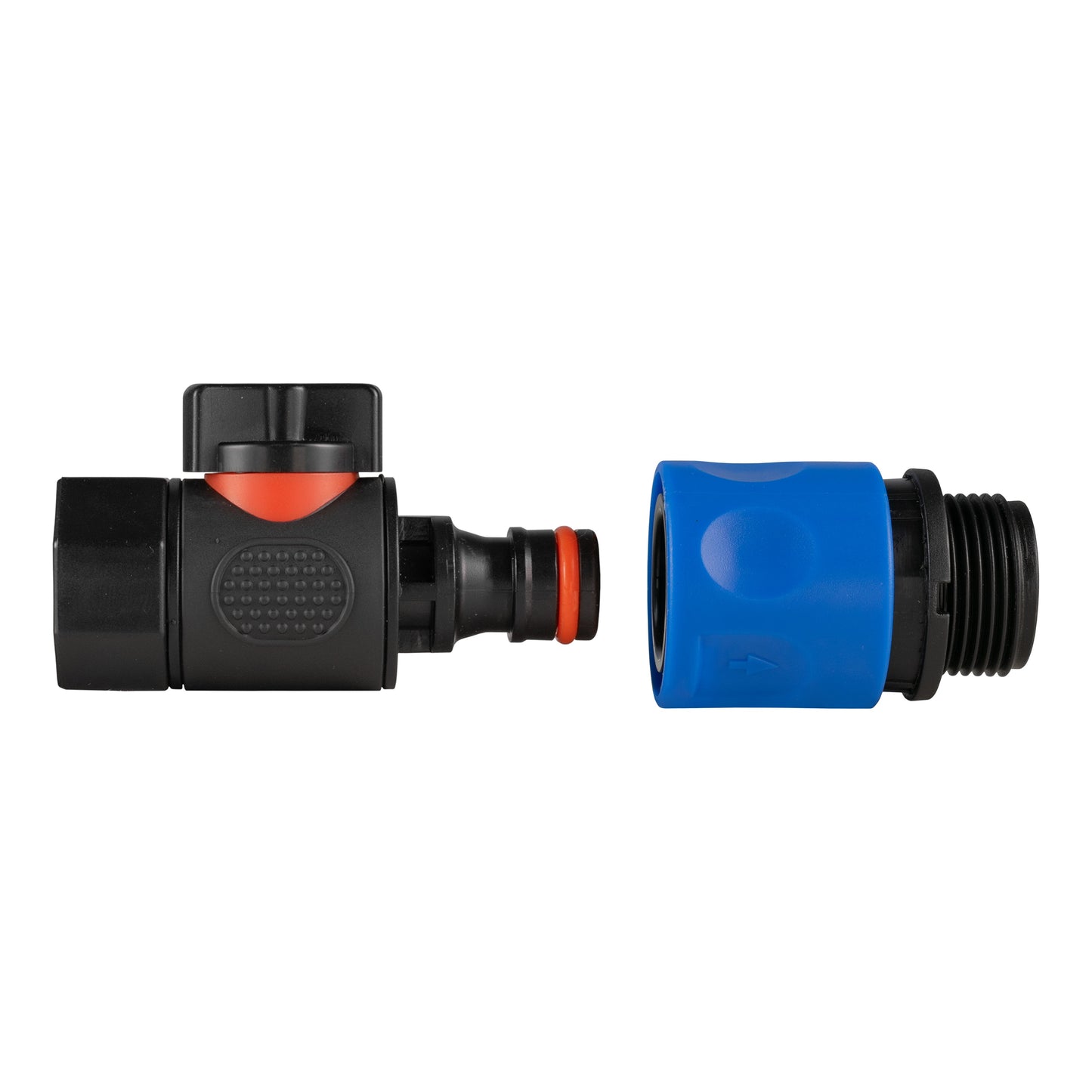 Hose Connector Blue with BSPF Thread- Quick Connect Male Valve Hose Pipe Fitting