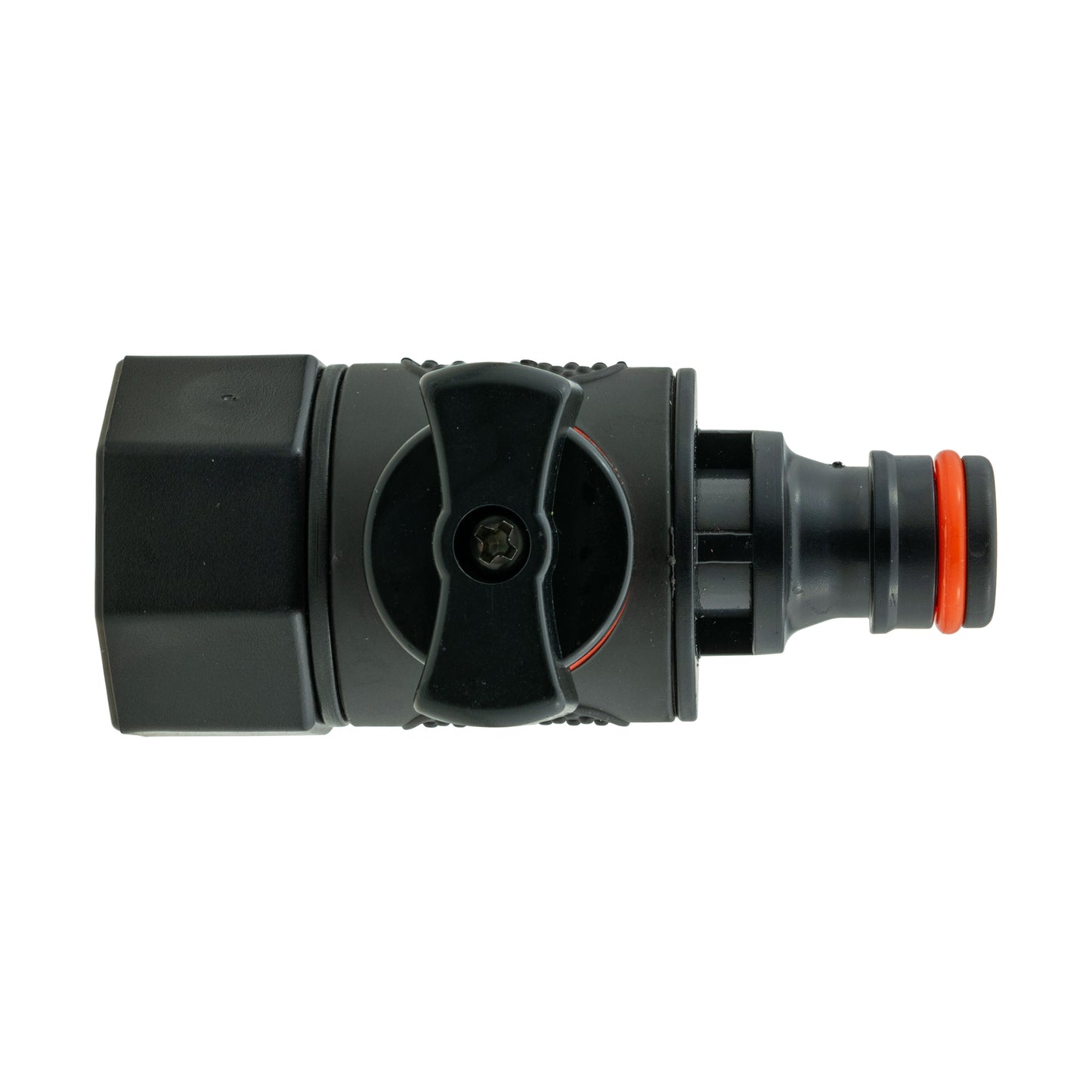 20mm MDPE Straight with BSPF-Quick Connect Valve and Hose Connector Lock