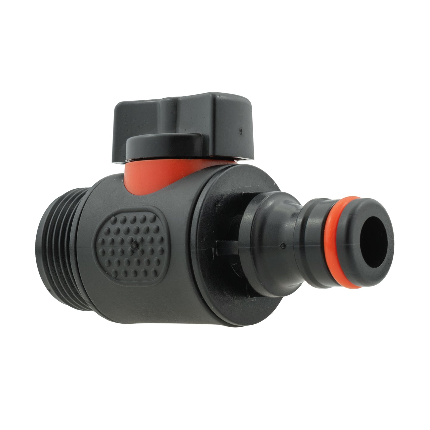 Wall Flange Kit 25mm MDPE + Valve with Male Quick Connector Outdoor Watering Kit