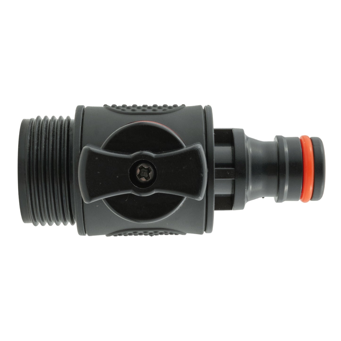 Wall Flange Kit 25mm MDPE + Valve with Male Quick Connector Outdoor Watering Kit