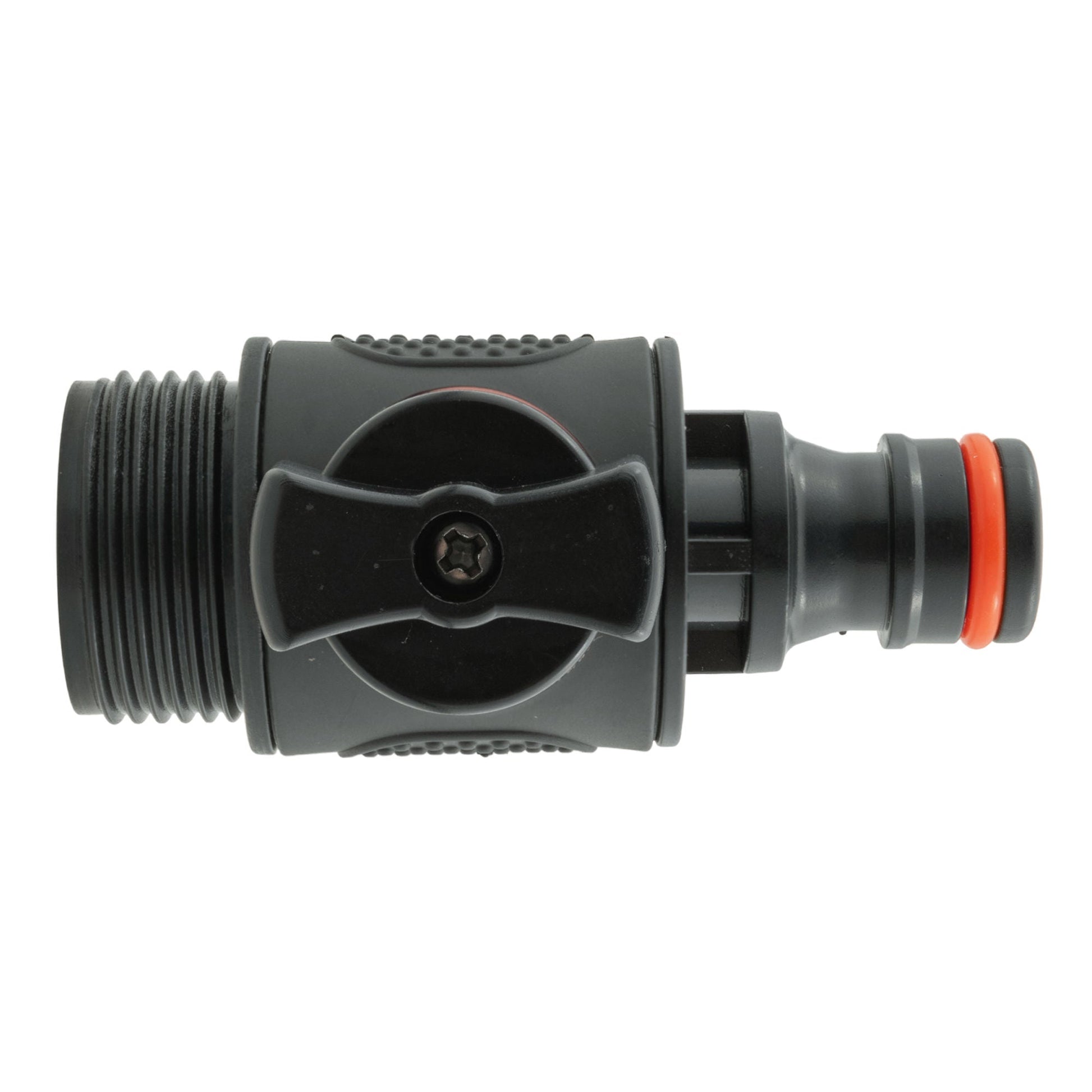 AP Supplies Wall Flange Kit 32mm MDPE + Valve with Male Quick Connector