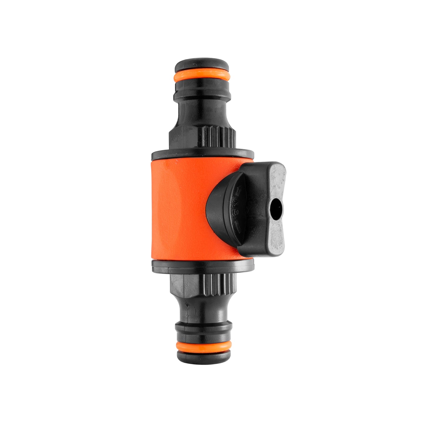 Cost Wise Snap On Male-Male In Line Valve Black Orange for Garden Irrigation Kit