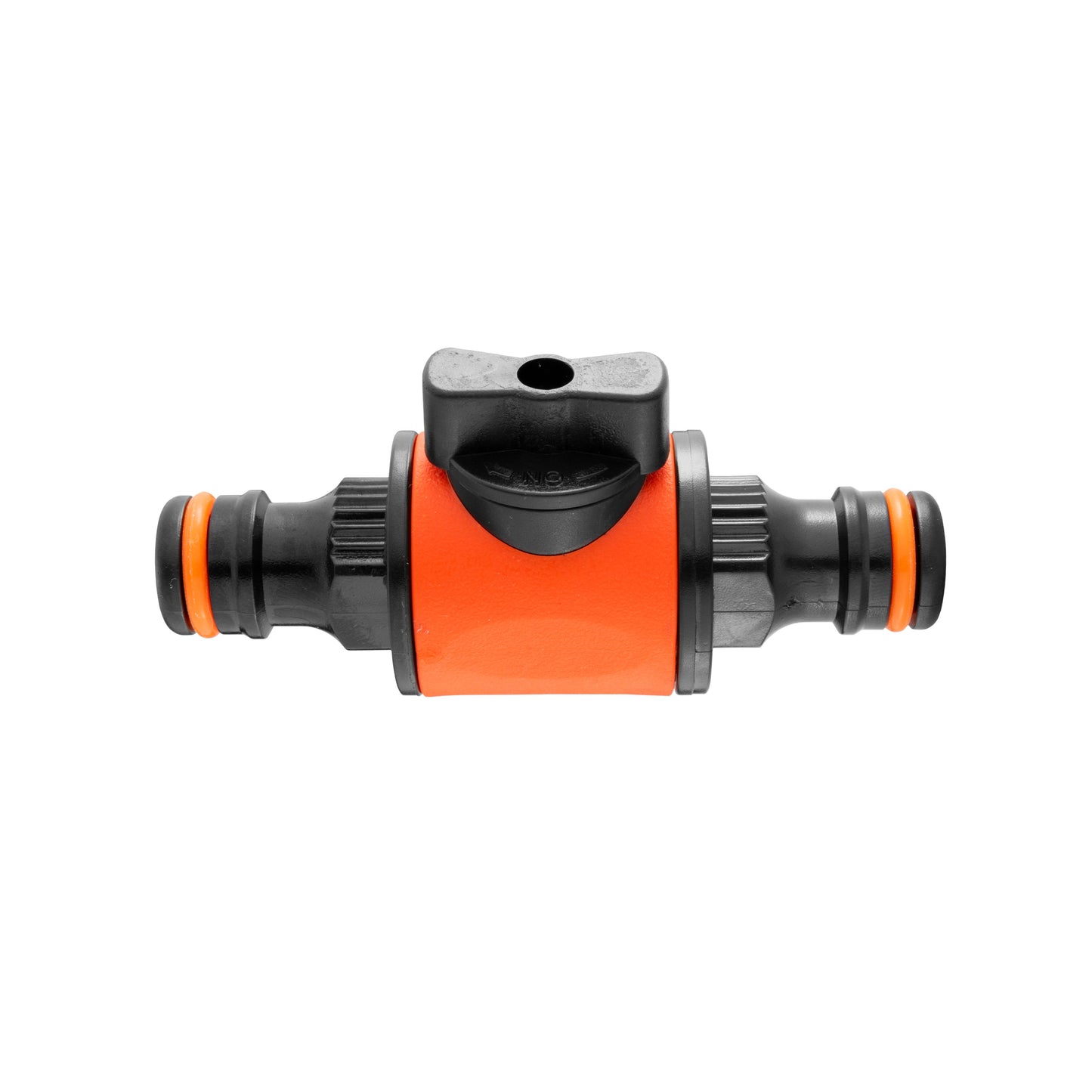 Cost Wise Snap On Male-Male In Line Valve Black Orange for Garden Irrigation Kit