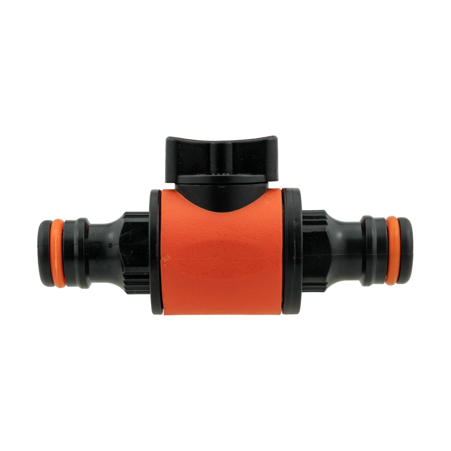 Cost Wise Snap On Male-Male In Line Valve Black Orange for Garden Irrigation Kit