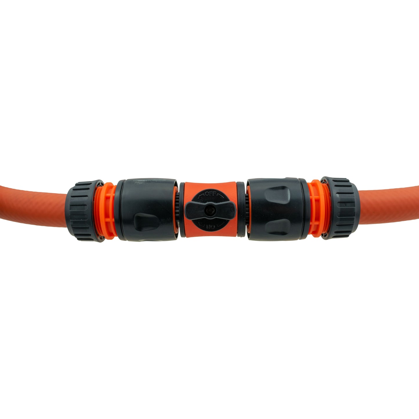 Cost Wise Snap On Male-Male In Line Valve Kit Black Orange for Hose Pipe Fitting