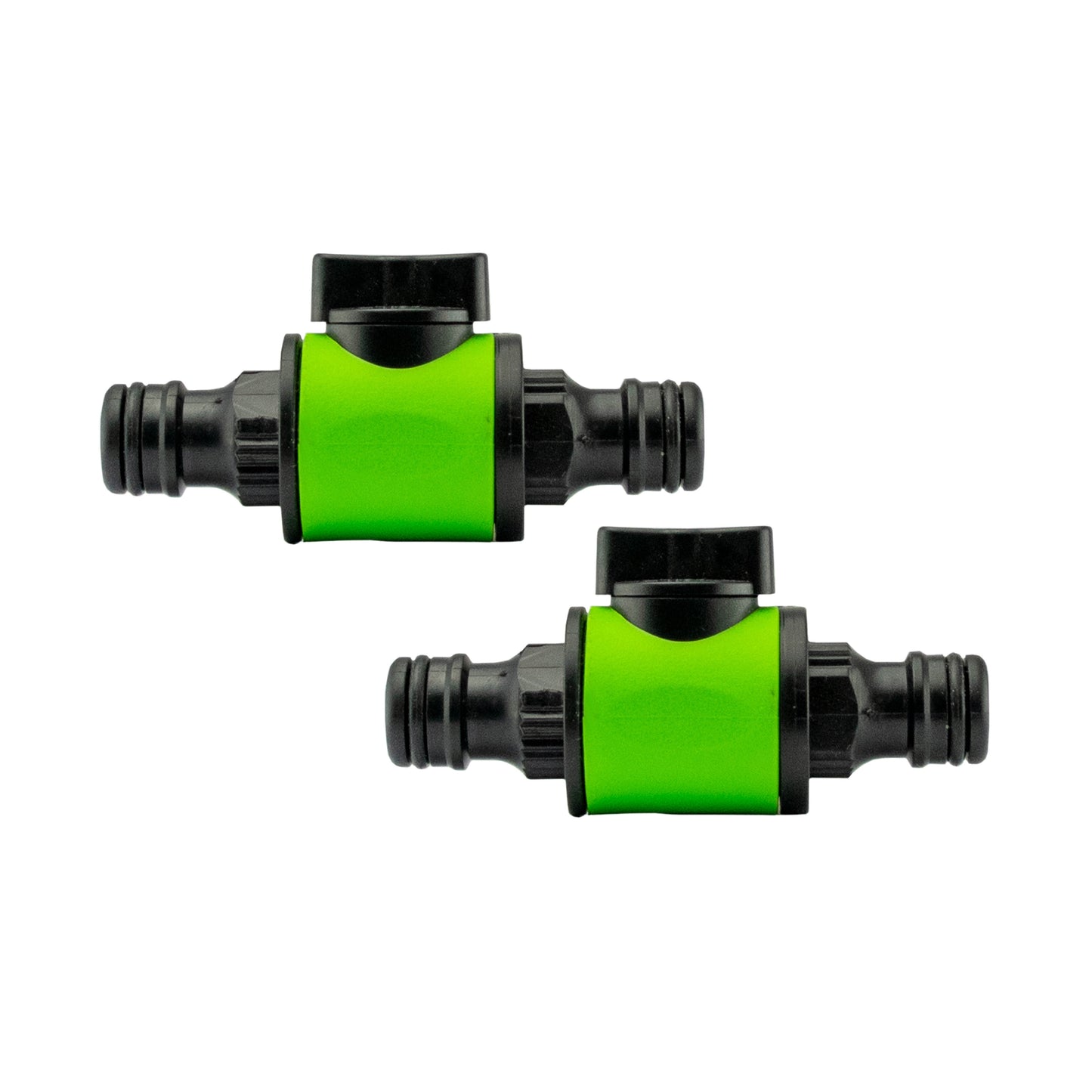 Cost Wise Snap On Male-Male In Line Valve Kit Black Green for Water Flow Control