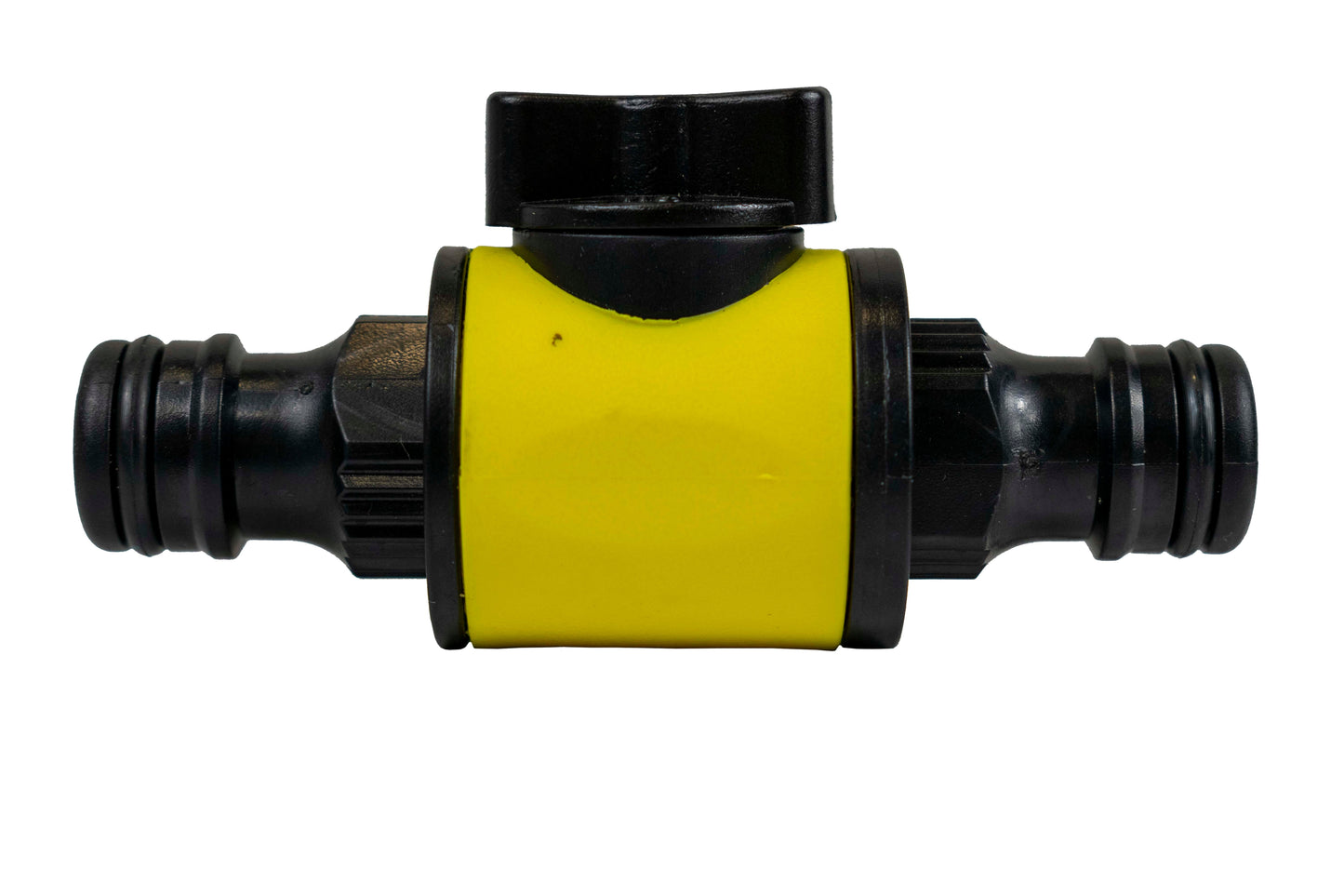 Cost Wise Snap On Male-Male In Line Valve Kit Yellow Black for Hose Pipe Fitting