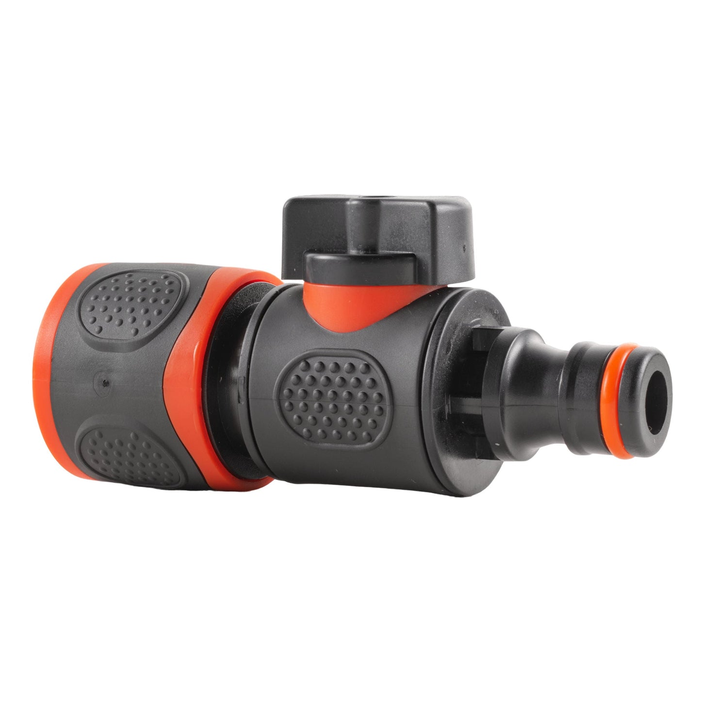 In Line Soft Touch Valve Snap-On Female To Male Black for Pipe and Water Fitting