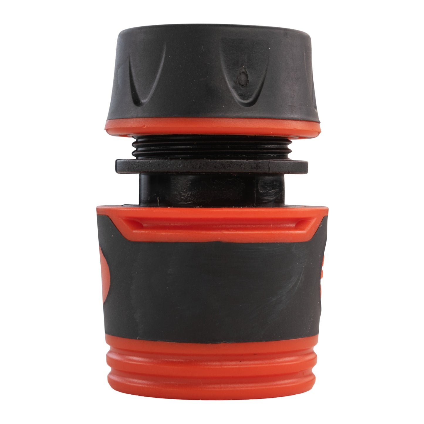 Female Soft Touch Hose Connector 1/2in or 5/8in Hose, Black for Garden Hose Pipe
