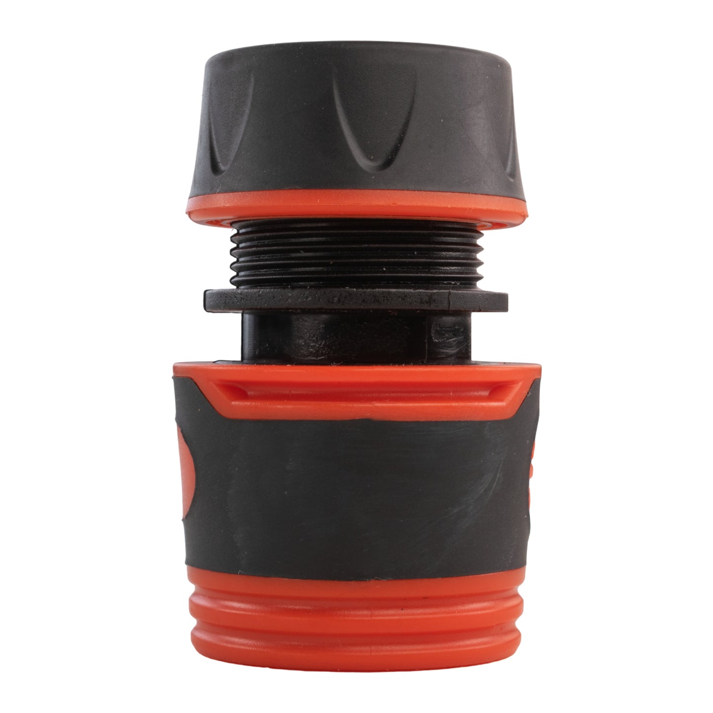 Female Soft Touch Hose Connector 1/2in or 5/8in Hose, Black for Garden Hose Pipe