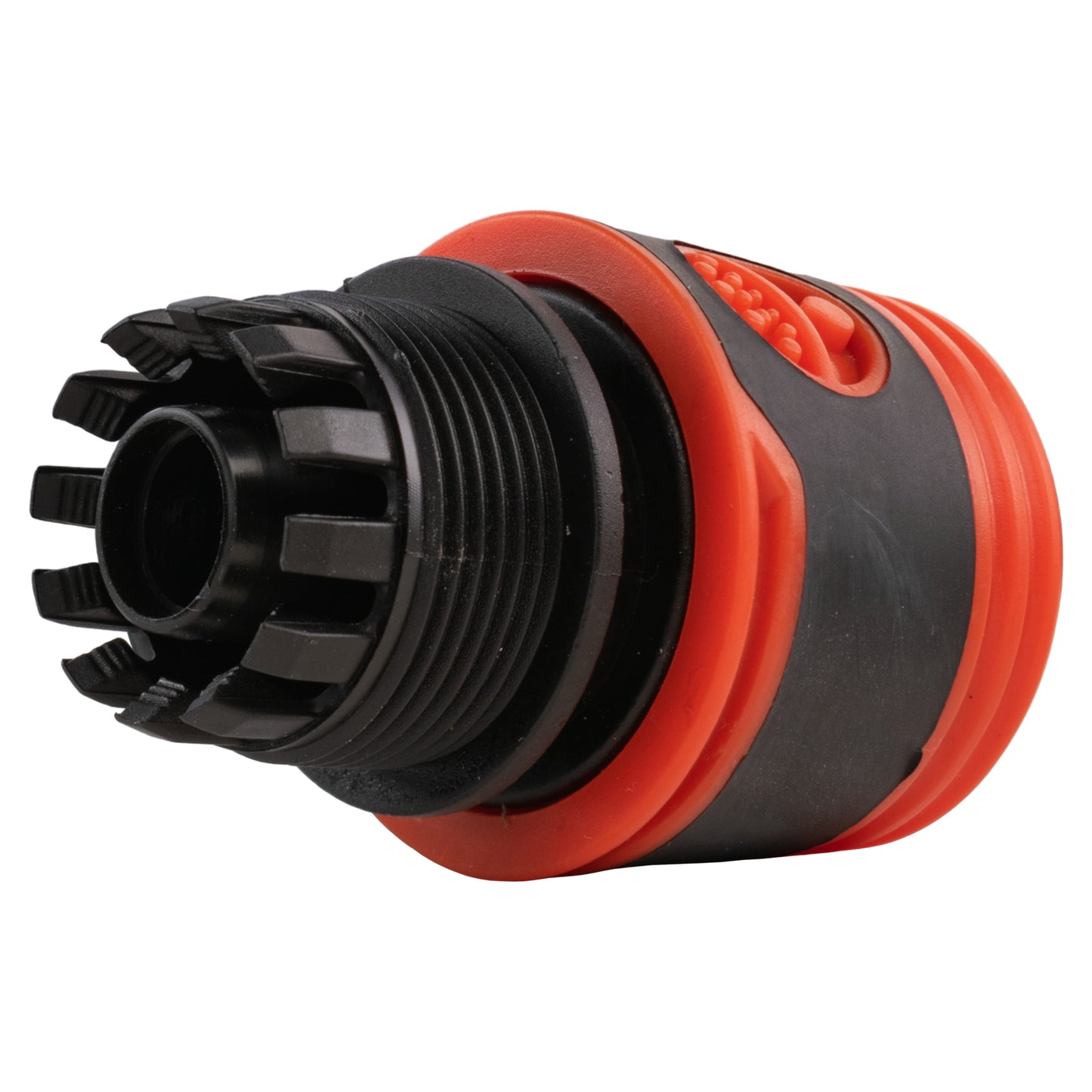 Female Soft Touch Hose Connector 1/2in or 5/8in Hose, Black for Garden Hose Pipe