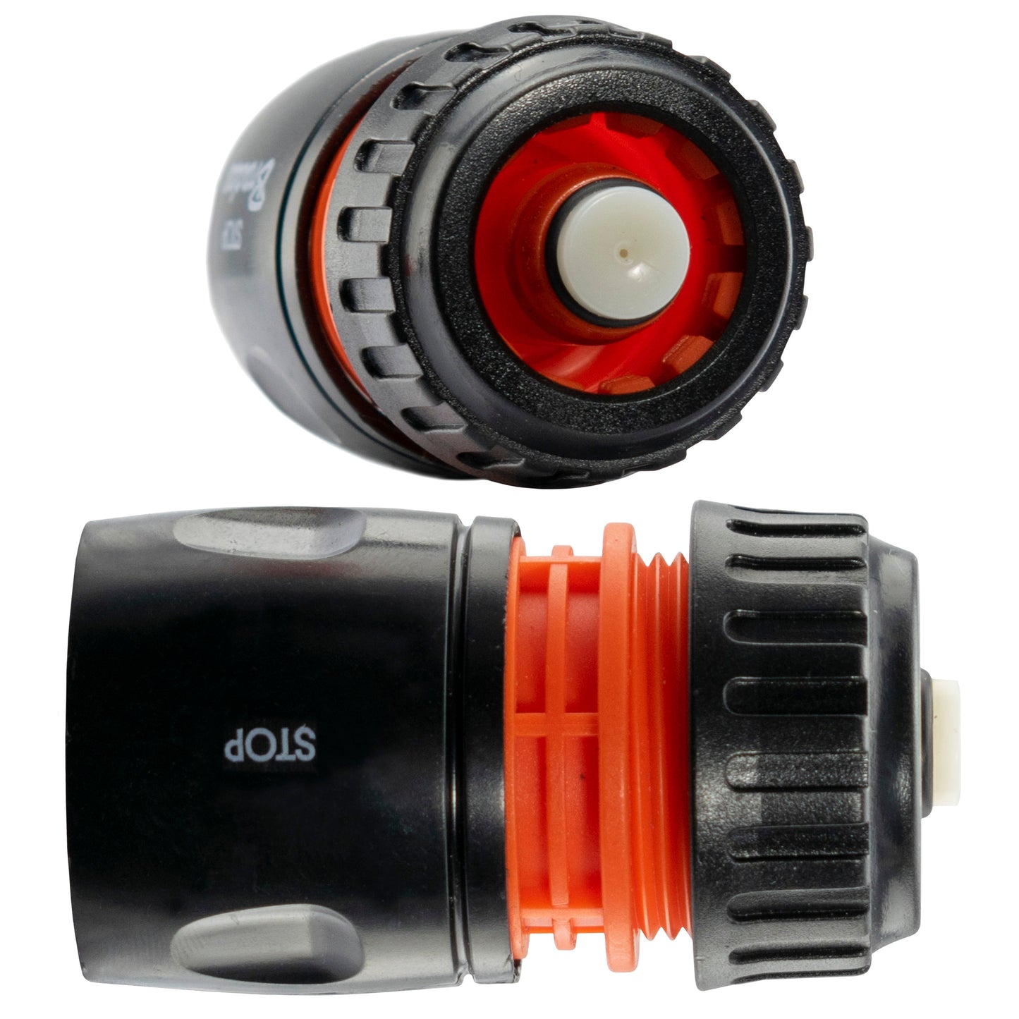 Hose Connectors Set With Nozzle Black Orange Garden Hose Pipe Hose Connector Set