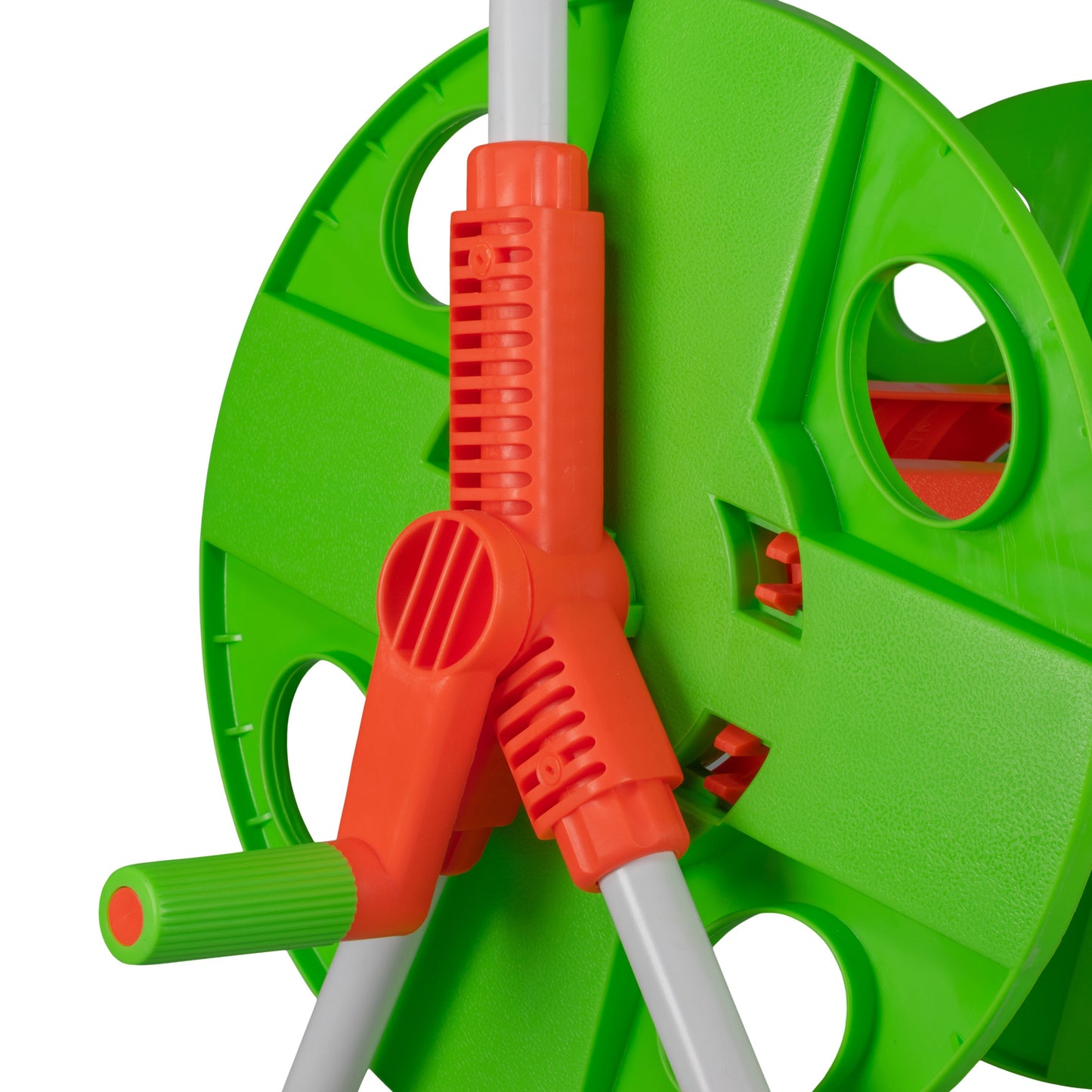Hose Reel for 20m 1/2in Garden Hose Green Garden Watering Outdoor Hose Accessory