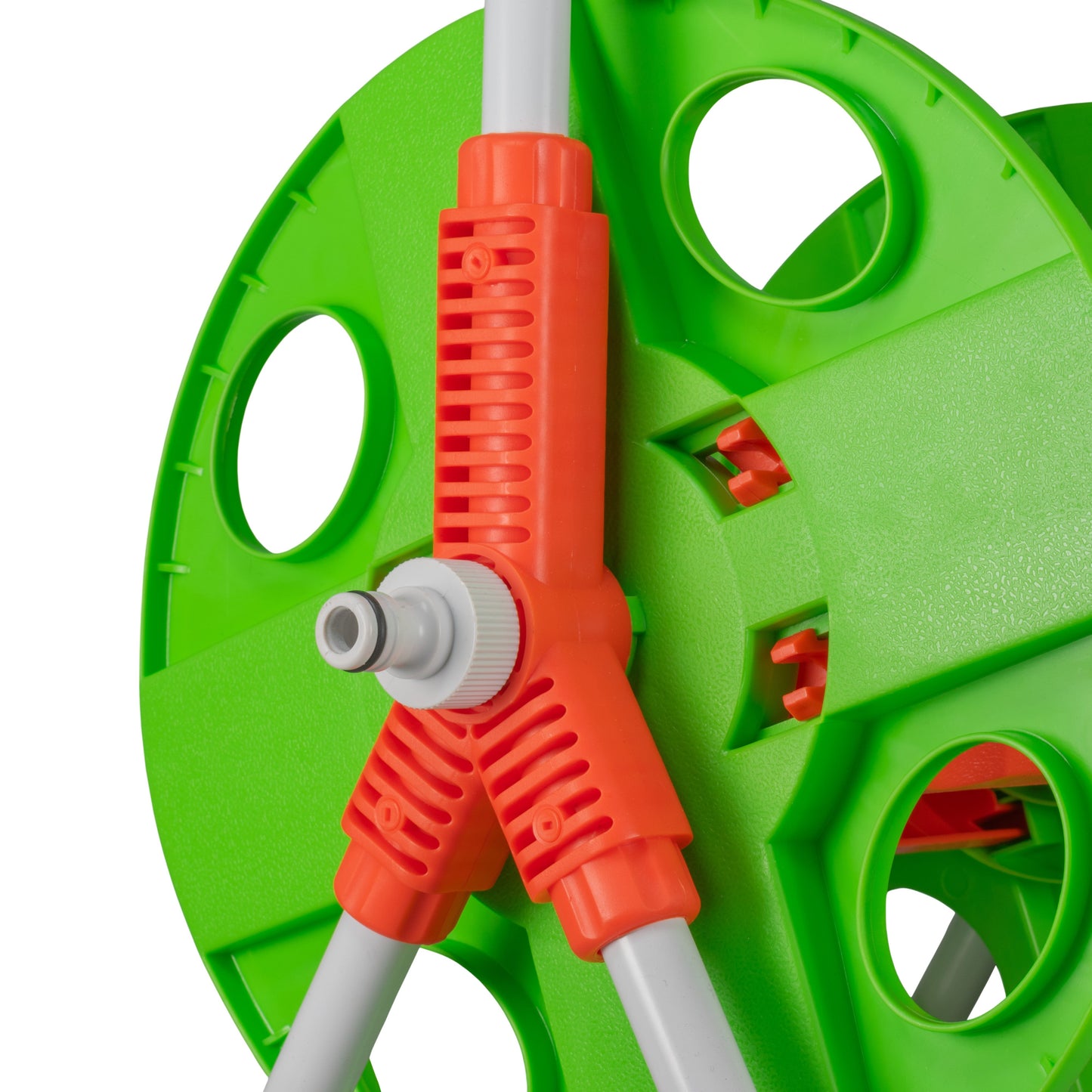 Hose Reel for 20m 1/2in Garden Hose Green Garden Watering Outdoor Hose Accessory