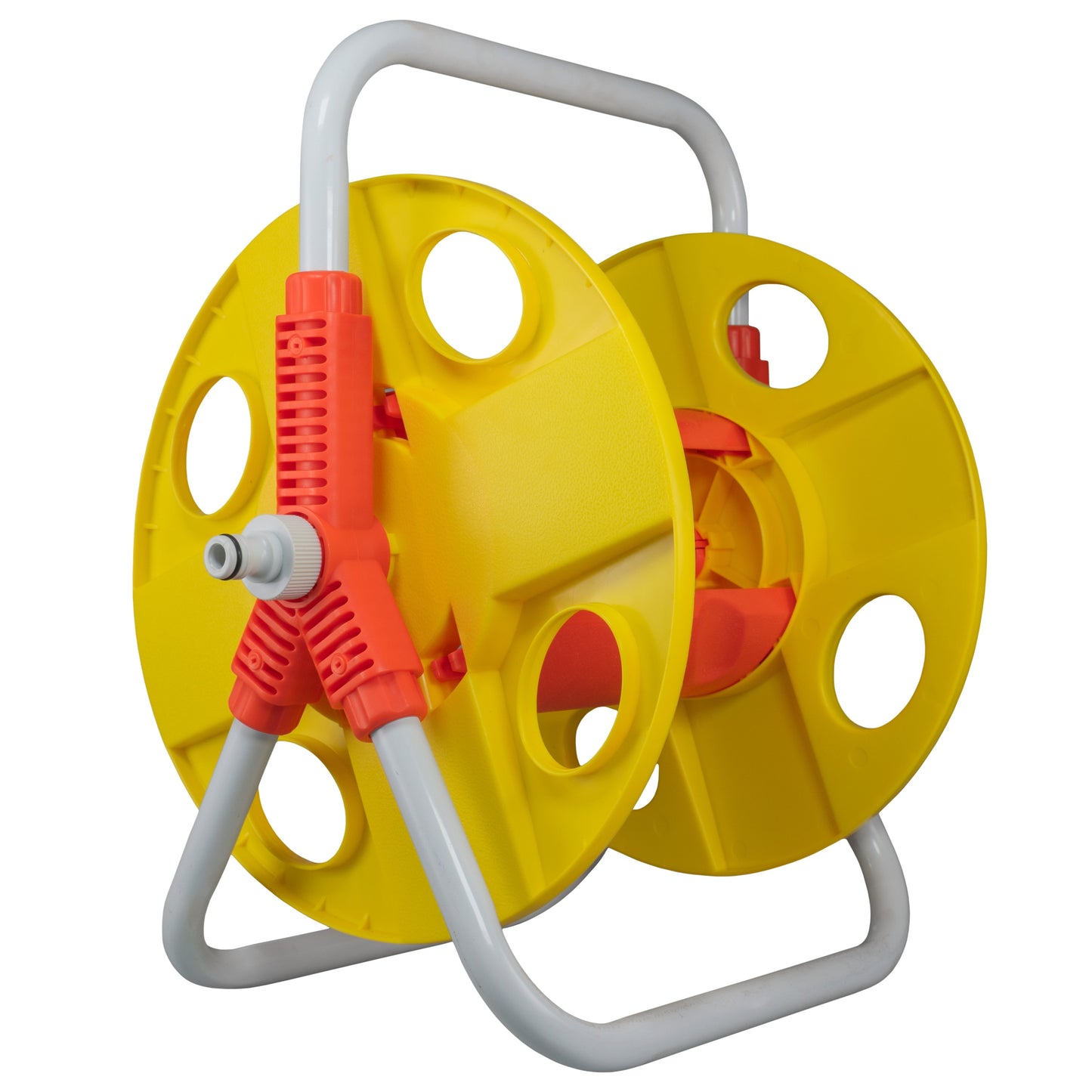 Hose Reel for 20m 1/2in Garden Hose Yellow Garden Hose Pipe Outdoor Watering Kit