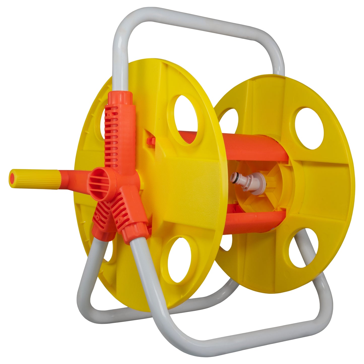 Hose Reel for 20m 1/2in Garden Hose Yellow Garden Hose Pipe Outdoor Watering Kit