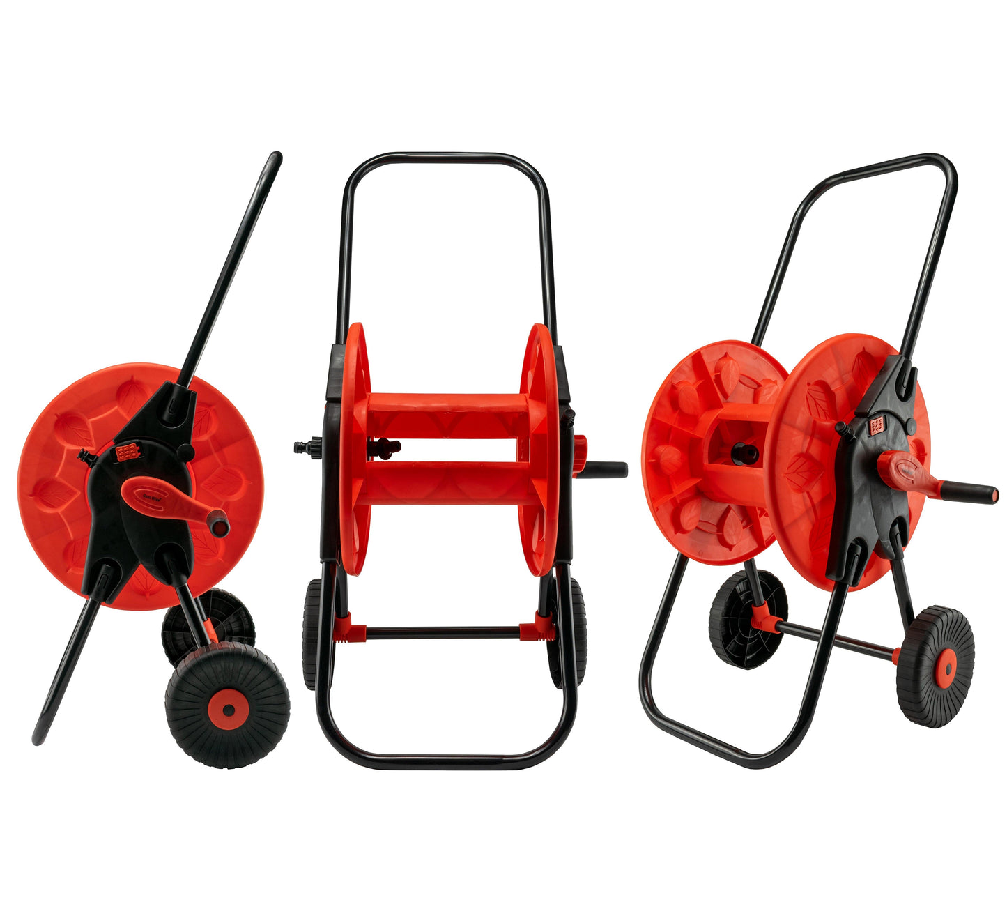 Hose Cart with Wheels for 60m 1/2in Garden Hose CW for Outdoor Hose Accessory