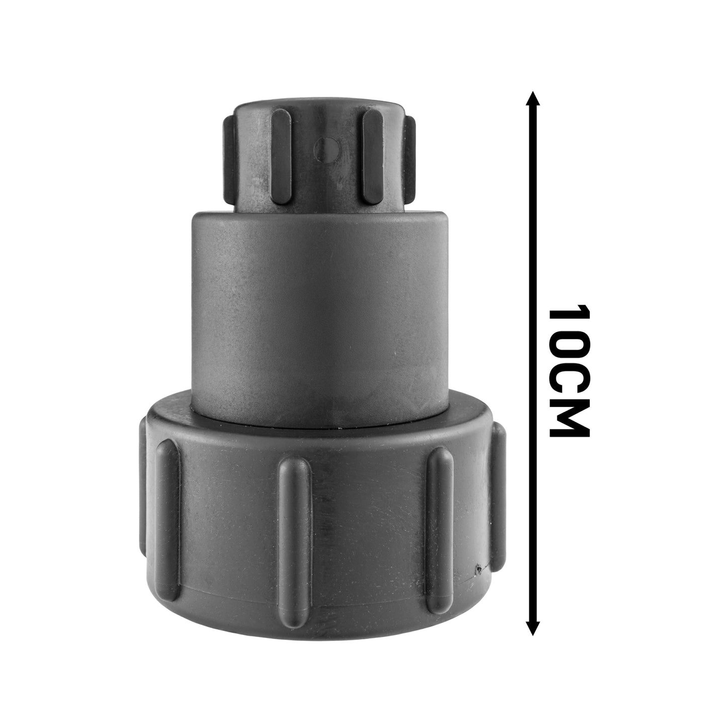 AP Supplies IBC 2" S60X6 - 1/2" BSP Extender Adaptor with Extended Brass Chrome Tap 1/2" Barb