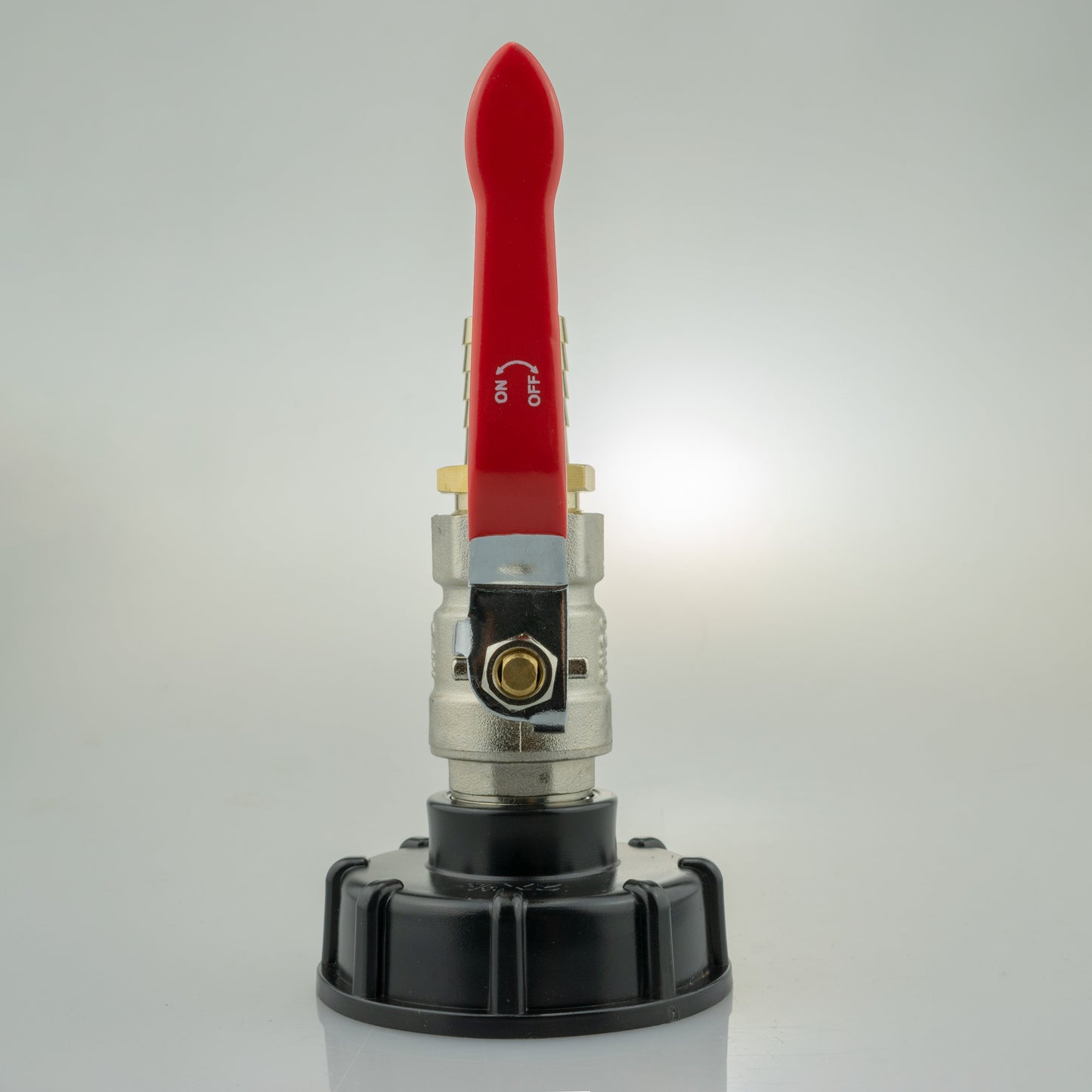 IBC 2 S60X6 Cap with Lever Valve and 19mm Brass Barb for DIY Workshop Accessory