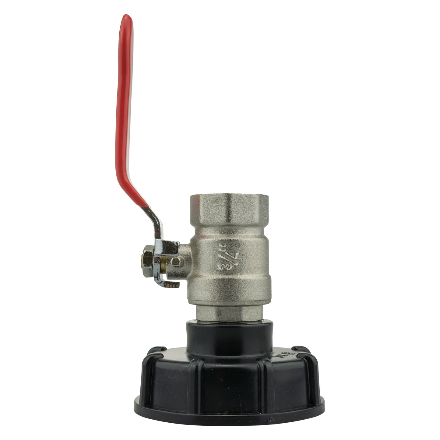 IBC 2 S60X6 Cap with 3/4 BSPM-F Lever Valve BSP Thread Fitting Hose Pipe Fitting