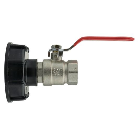 IBC 2 S60X6 Cap with 3/4 BSPM-F Lever Valve BSP Thread Fitting Hose Pipe Fitting