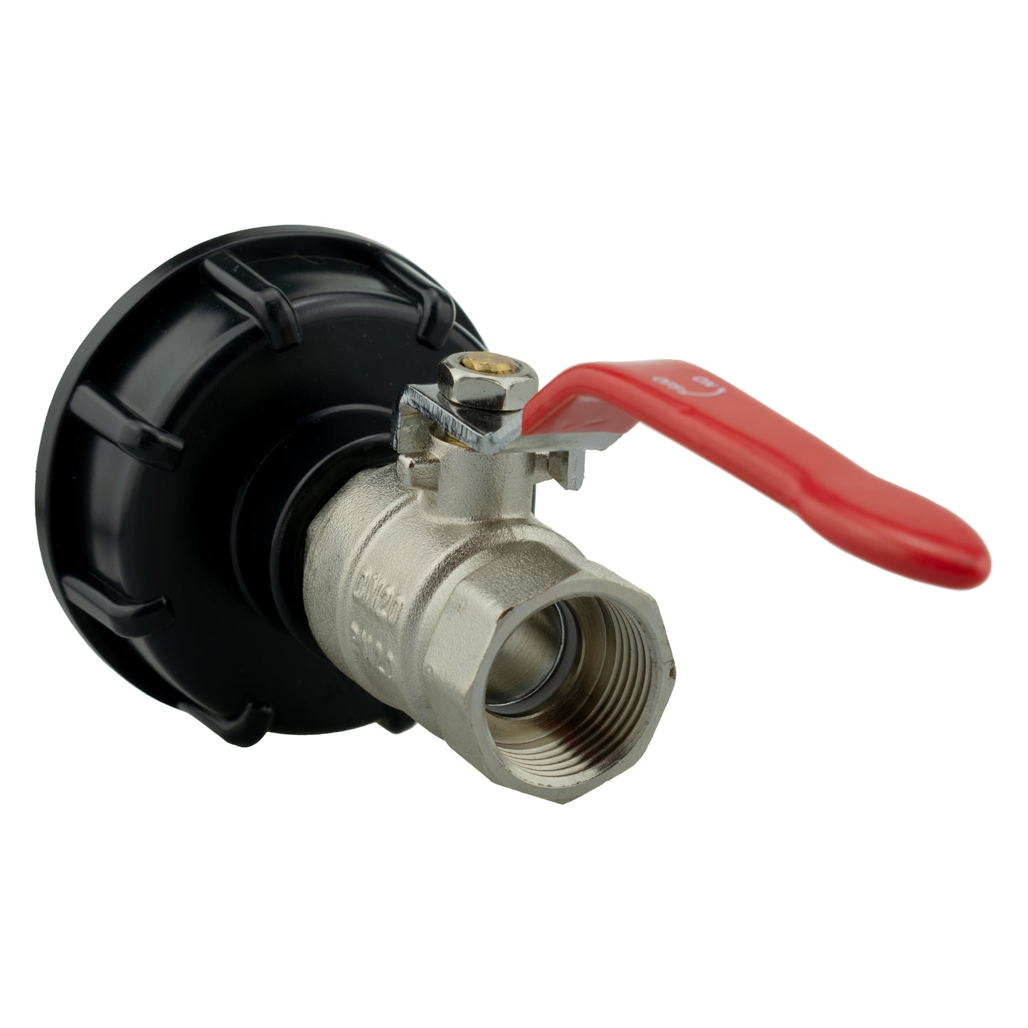 IBC 2 S60X6 Cap with 3/4 BSPM-F Lever Valve BSP Thread Fitting Hose Pipe Fitting