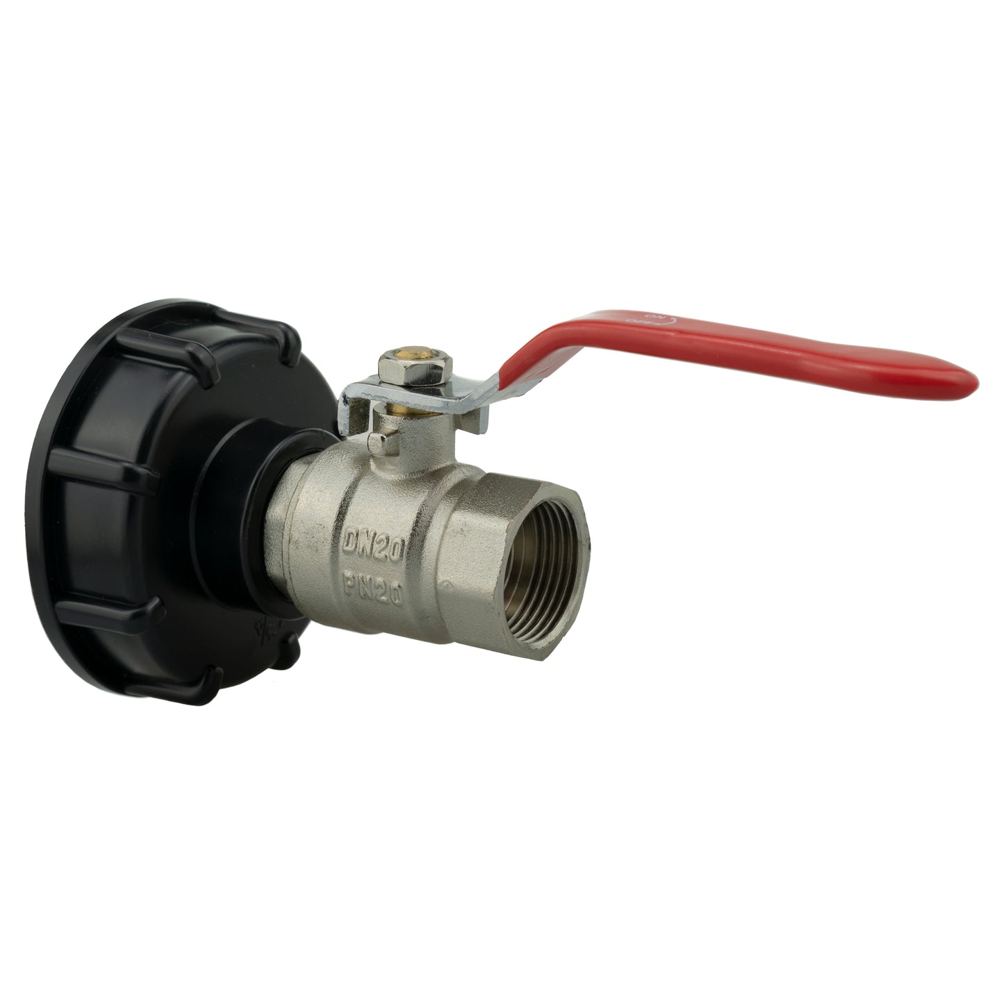 IBC 2 S60X6 Cap with 3/4 BSPM-F Lever Valve BSP Thread Fitting Hose Pipe Fitting