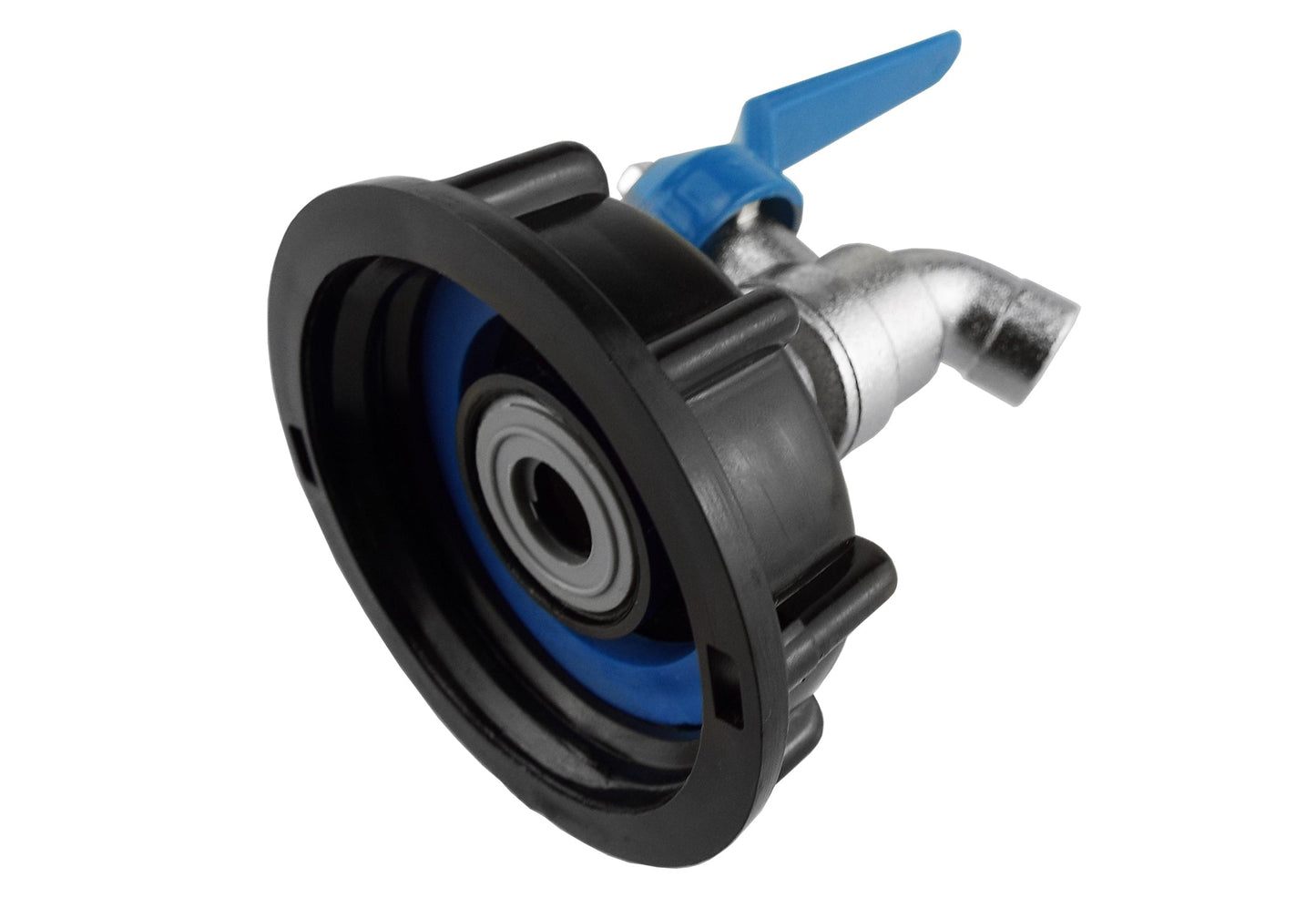 IBC 2 S60X6 Cap with Basic Garden Tap 1/2 BSP Garden Hose Pipe Hose Pipe Fitting