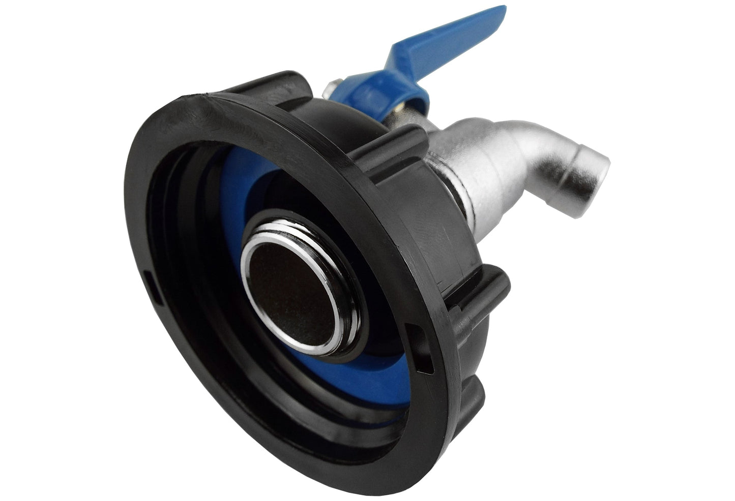IBC 2 S60X6 Cap with Basic Garden Tap 3/4 BSP Garden Hose Pipe Hose Pipe Fitting