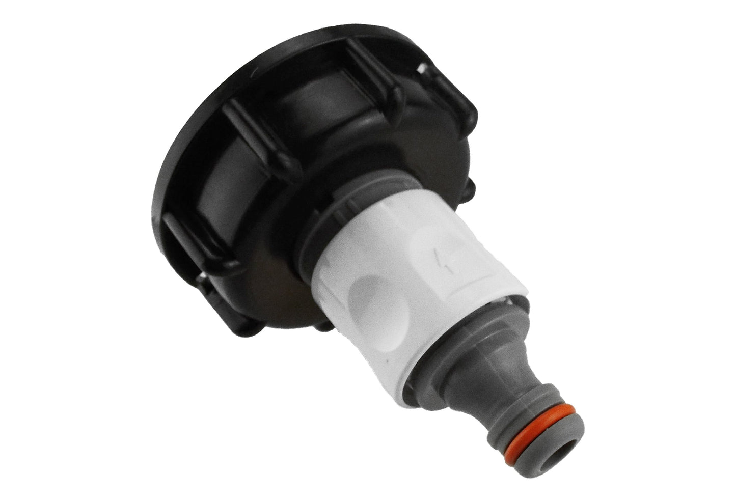 IBC 2 S60X6 Cap with 3/4 BSP Threaded Hose Connector and Double Male WL