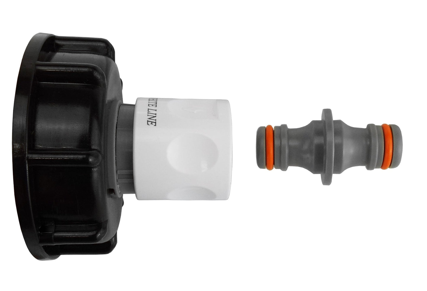 IBC 2 S60X6 Cap with 3/4 BSP Threaded Hose Connector and Double Male WL