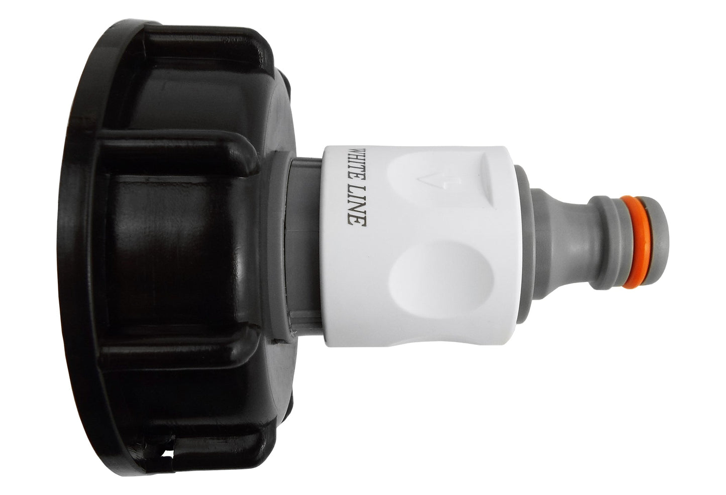 IBC 2 S60X6 Cap with 3/4 BSP Threaded Hose Connector and Double Male WL