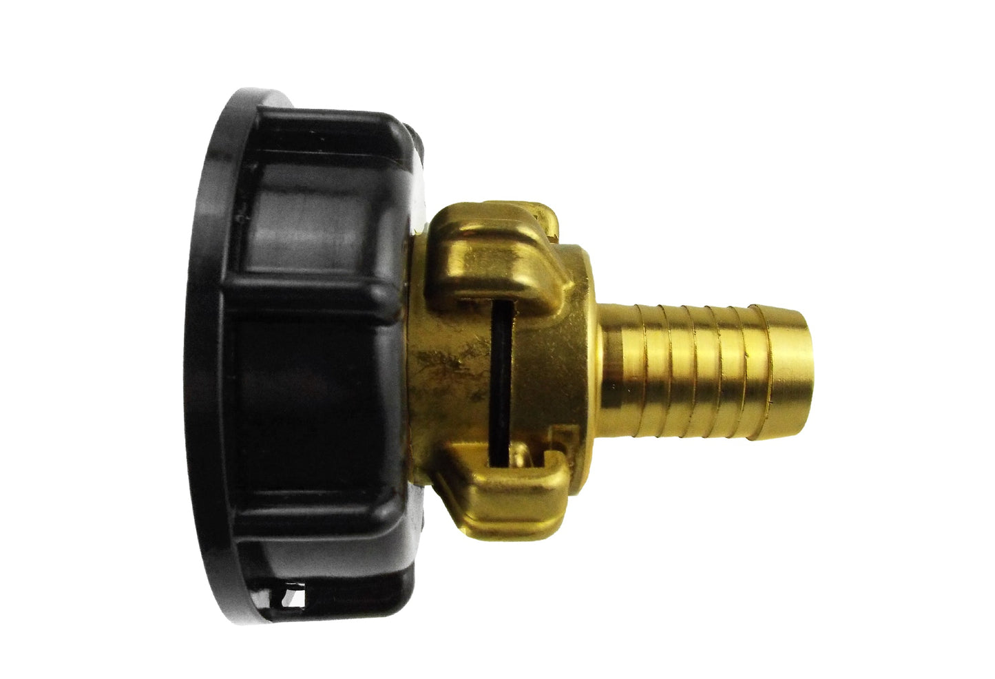 IBC 2 S60X6 Cap with Geka Type Fittings 19mm Barb Water Connector Barb Connector