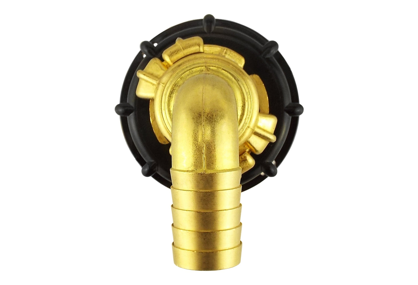 IBC 2 S60X6 Cap with Geka Type Fittings 25mm Barb Swivel Elbow Hose Pipe Fitting