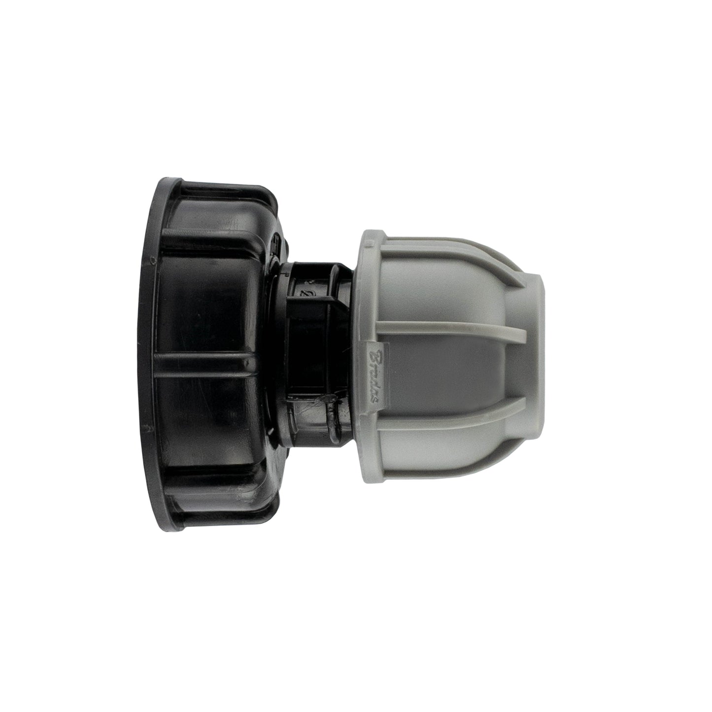 IBC 2 S60X6 Cap with 32mm MDPE Straight Hose Connector Set Garden Irrigation Kit