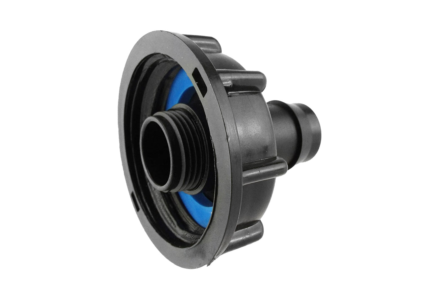 IBC 2 S60X6 Cap with Straight 25mm Barb BSP Thread Fitting Garden Irrigation Kit