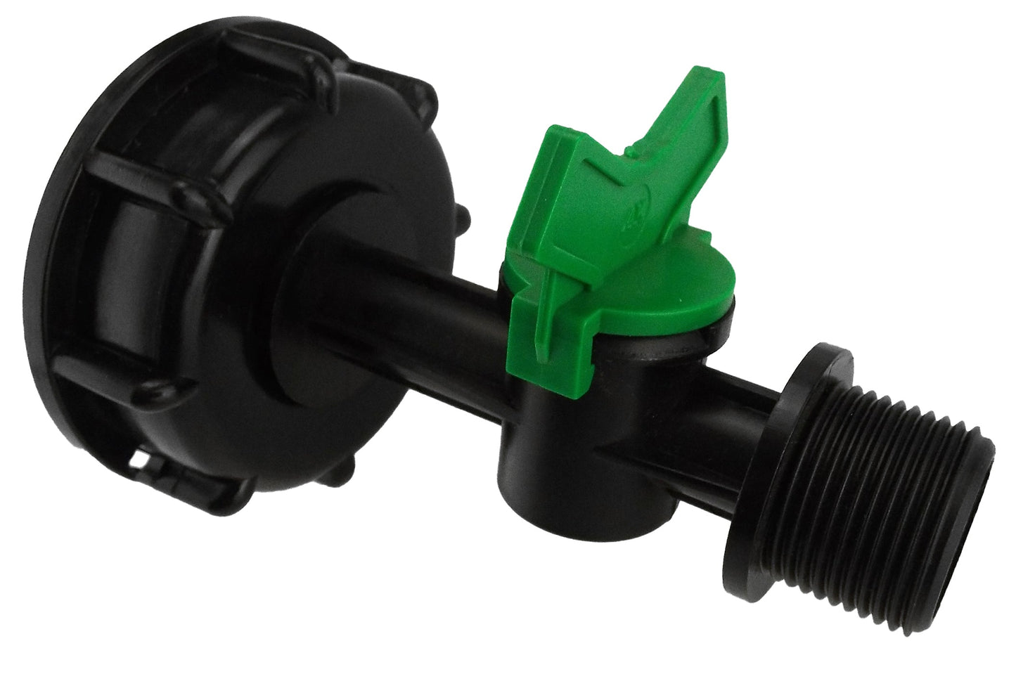 IBC 2 S60X6 Cap with 3/4 BSP Male Threaded Irrigation Valve for Water Connector