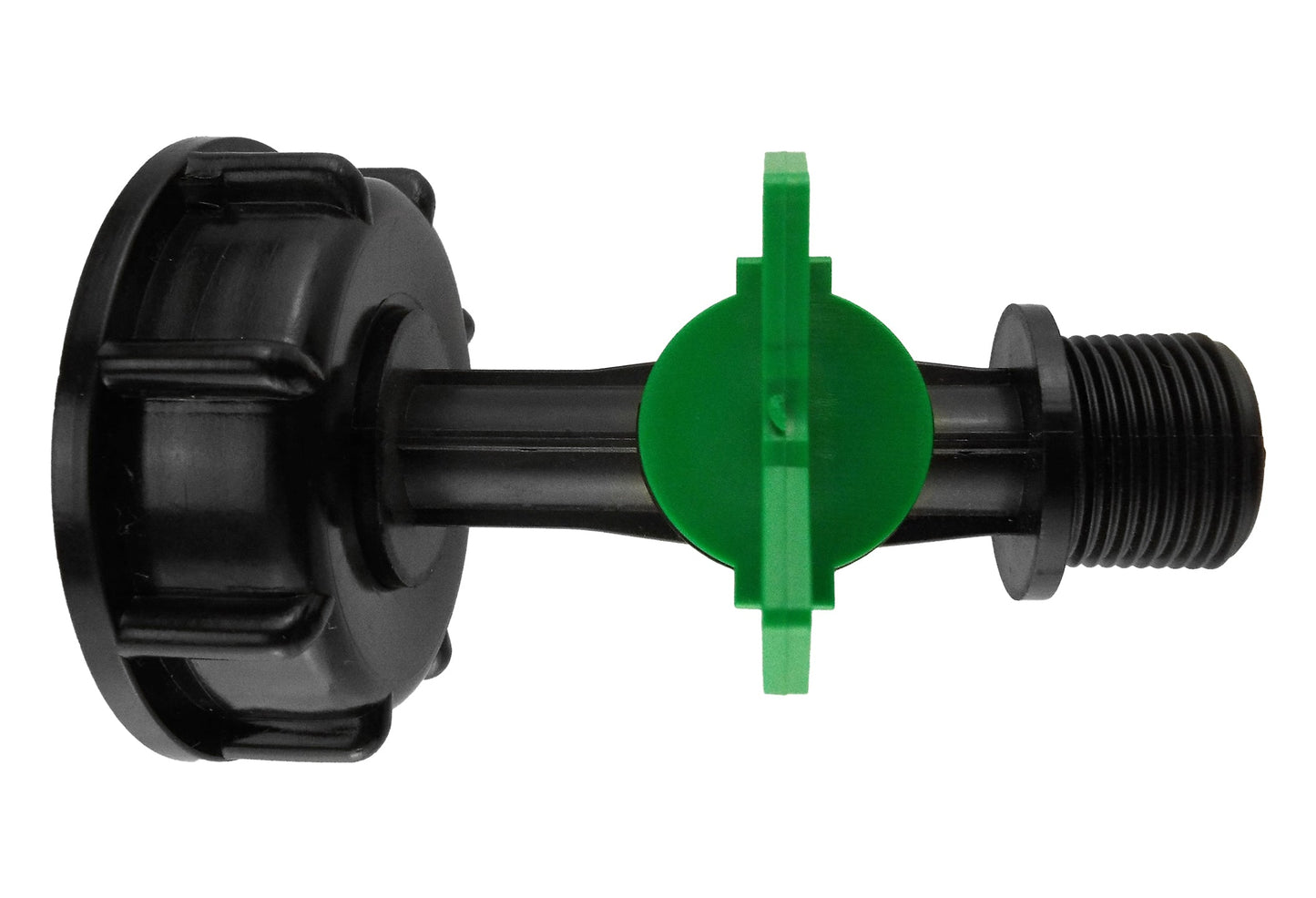 IBC 2 S60X6 Cap with 3/4 BSP Male Threaded Irrigation Valve for Water Connector