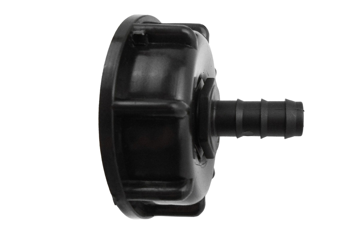 IBC 2 S60X6 Cap with Straight 16mm Barb Hose Connector Set Micro Watering System