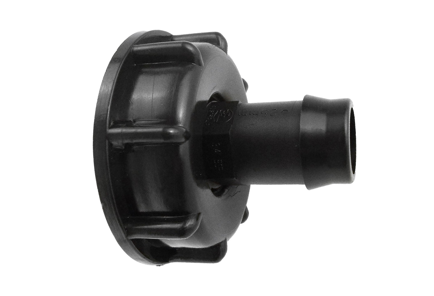 IBC 2 S60X6 Cap with Straight 25mm Barb BSP Thread Fitting Garden Irrigation Kit