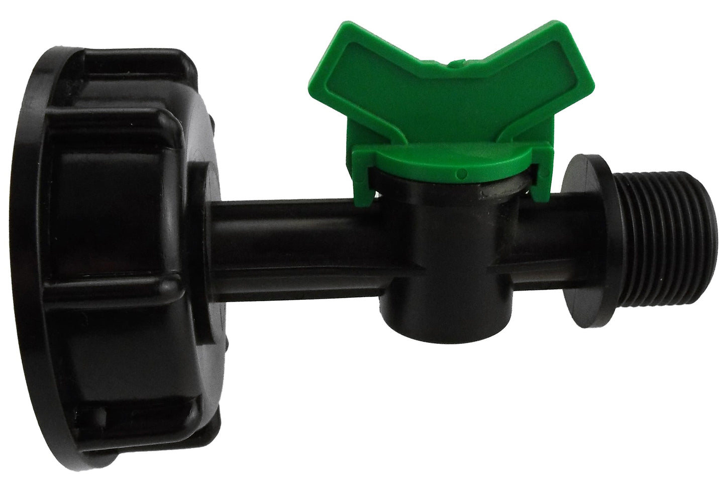 IBC 2 S60X6 Cap with 3/4 BSP Male Threaded Irrigation Valve for Water Connector
