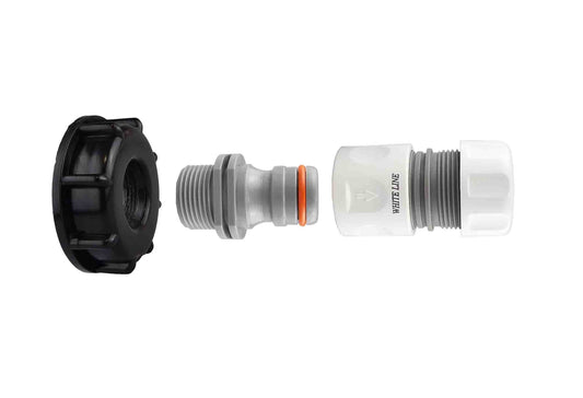 IBC 2 S60X6 Cap with Max Flo Hose Connectors Set Hose Connector Set Tap Adapter